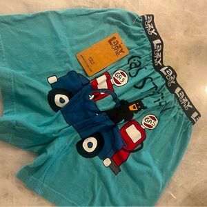 Lazy One Teal novelty Boxer Shorts for Kids